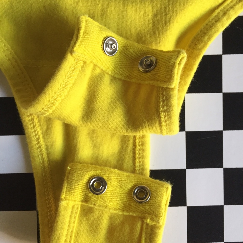 Neon Yellow  Bodysuit Ambiance Apparel - Picture 3 of 5